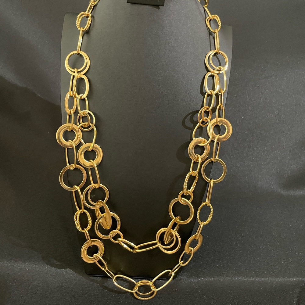 Gold Circles Necklace